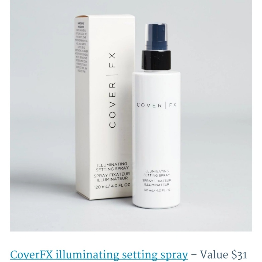 Cover fx illuminating setting spray 4.0oz